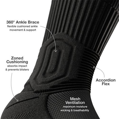 CloudFusion™ Athletic Cushioned Crew Socks